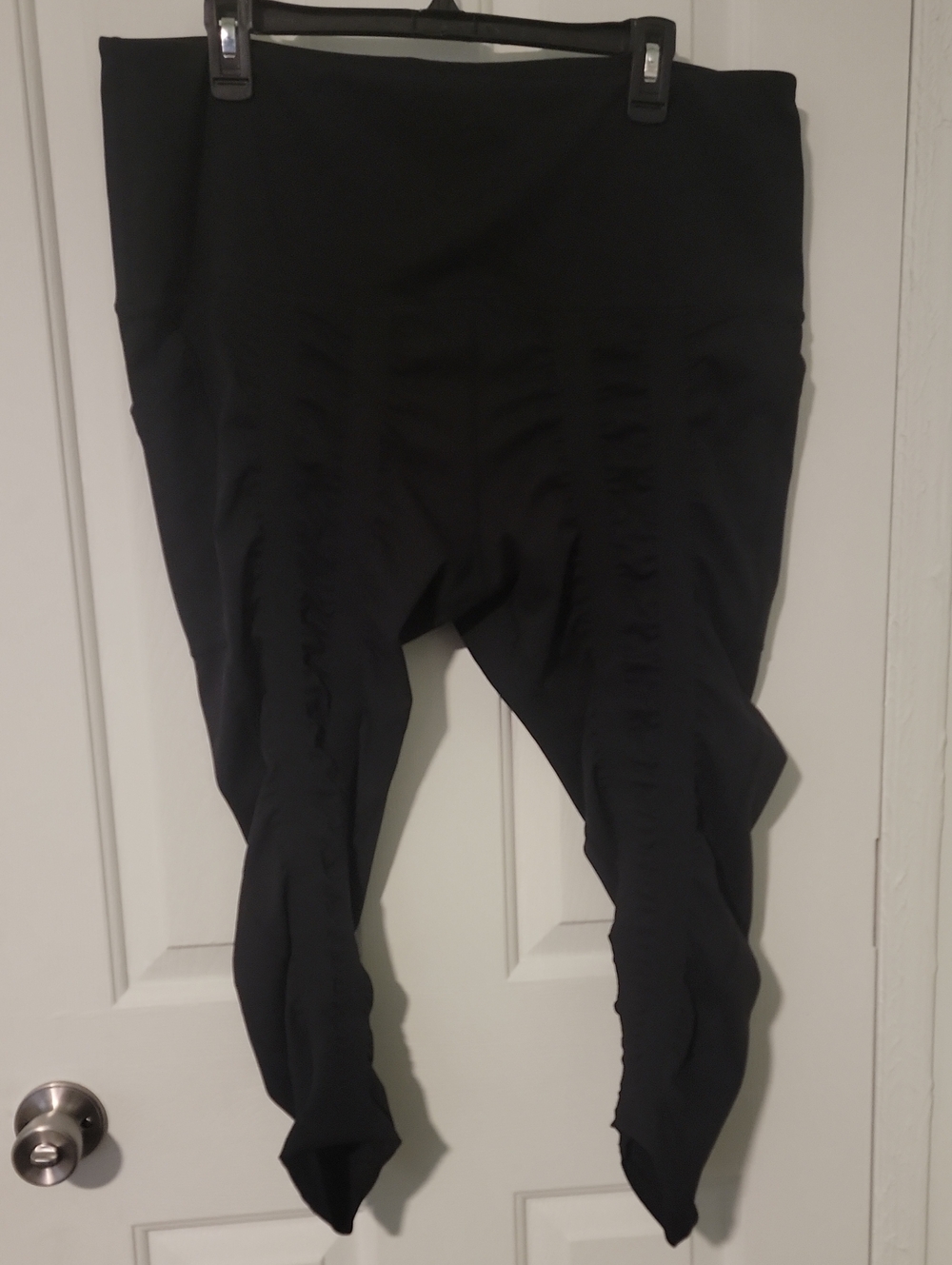 Sweetflexx Black High-Waist Resistance Shaping Leggings Size 18